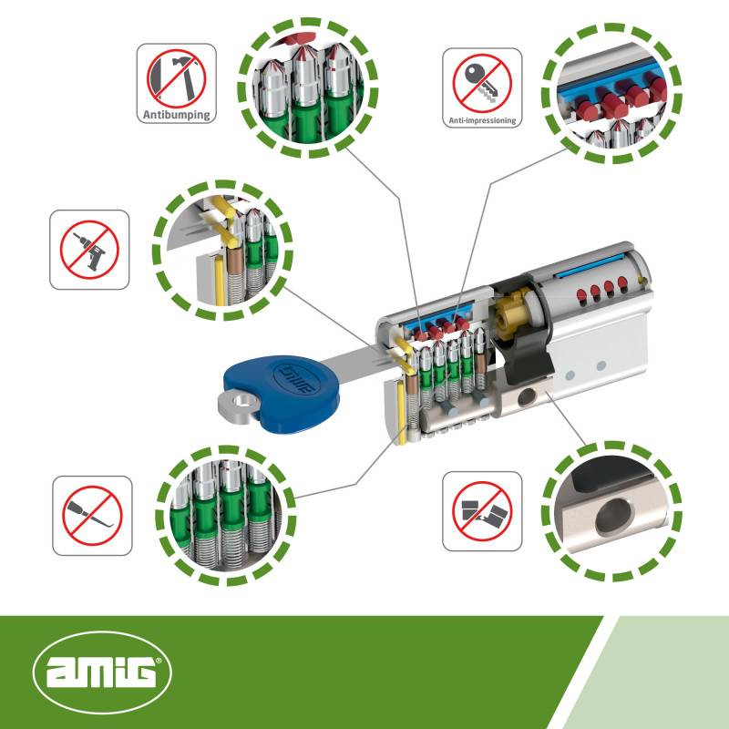 Cylindre  20000 - 80 (30-50) - Laiton - Mat | Amig - Image 8