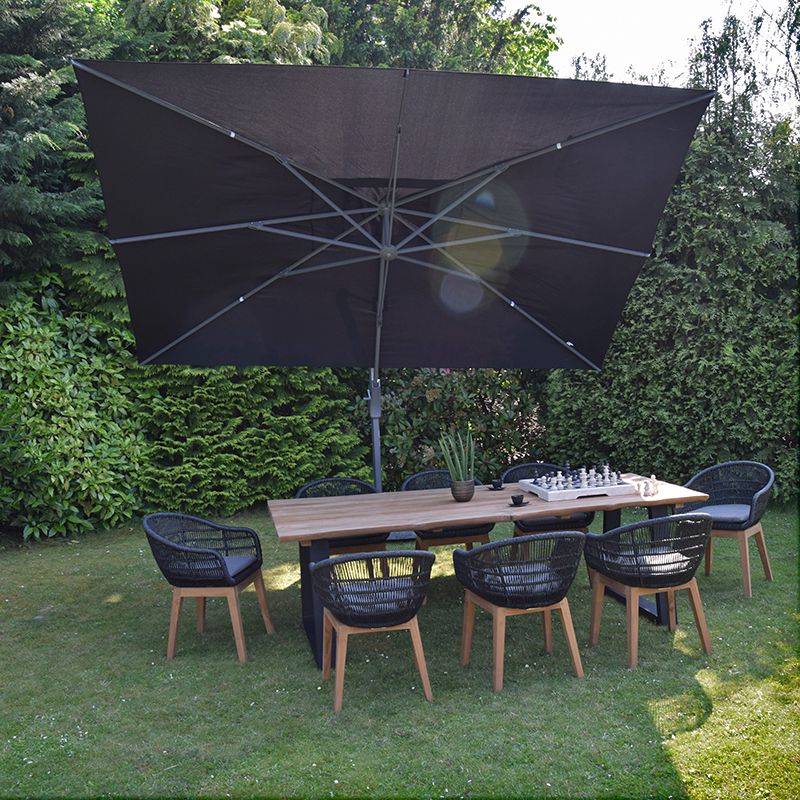 Parasol déporté noir 4x3 Neptunia - Gecko Jardin - Image 6
