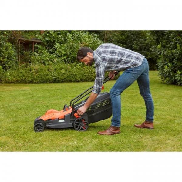 Tondeuse a Gazon   Filaire BLACK+DECKER BEMW471BH-QS 1600W 38 cm - 6 Hauteurs Réglables - Image 4