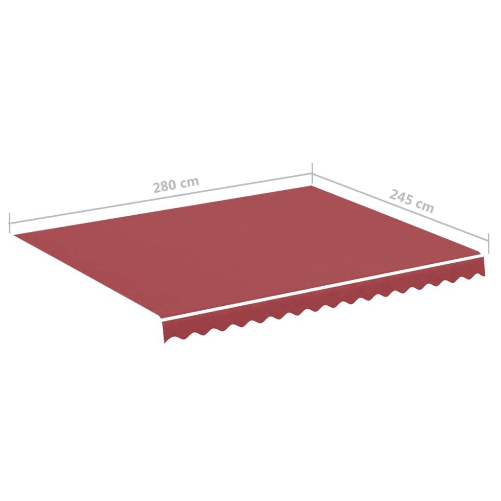 Prolenta Premium - Store banne Juna Rouge 280 X 245 cm - P87209R - Image 6