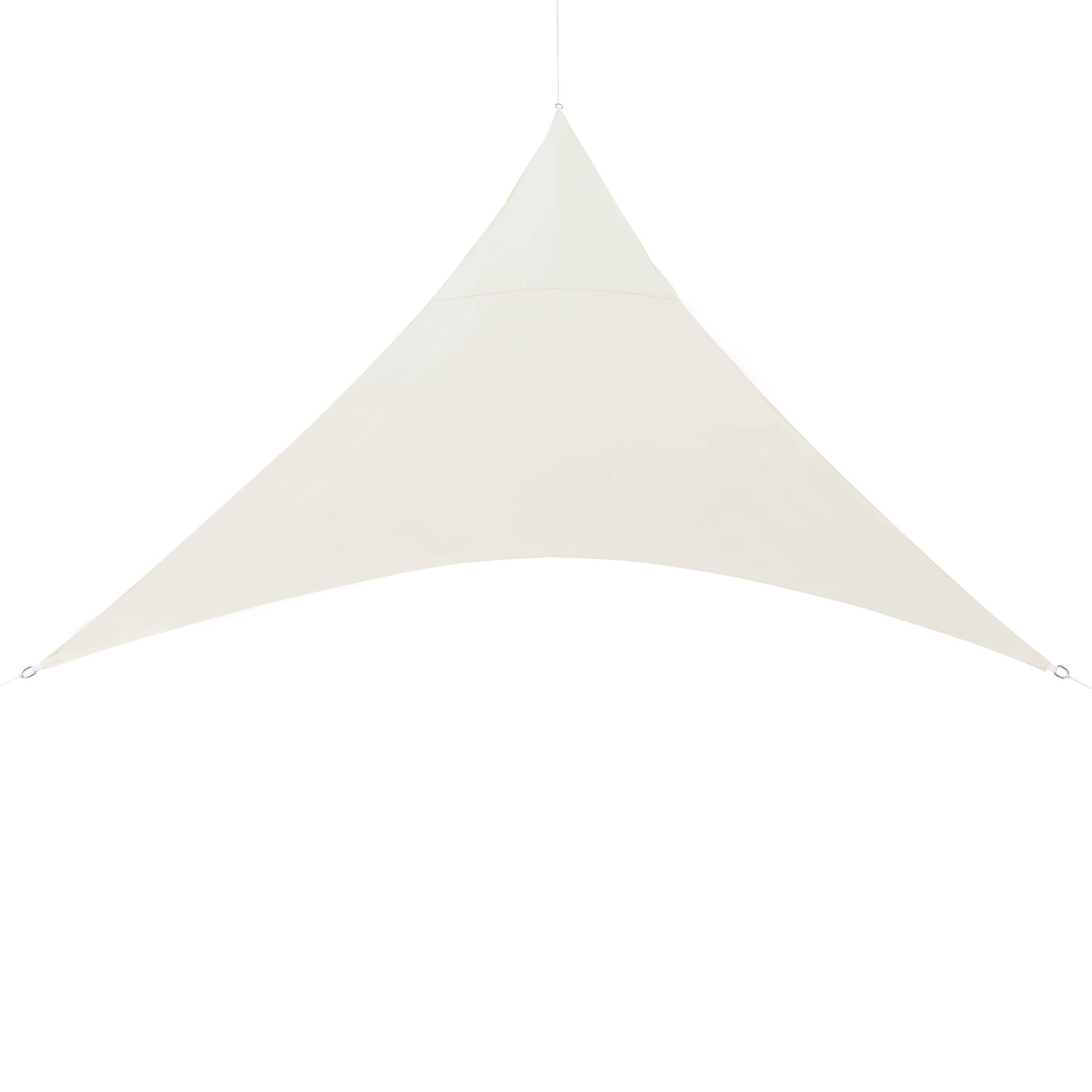 Voile d'Ombrage Patras Triangulaire Beige 400 x 400 x 400 cm [en.casa] - Image 1