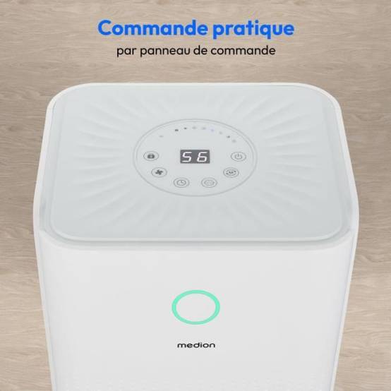 Déshumidificateur d'Air - MEDION - 12L / jour - Capacité réservoir 2L - Image 5