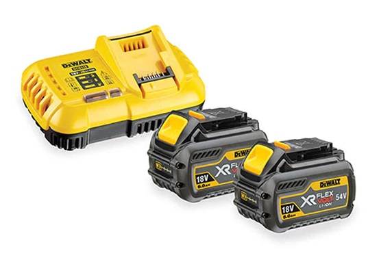 Perforateur-burineur SDS Plus 54V + 2 batteries 6Ah + chargeur + coffret TSTAK - DEWALT - DCH333T2 - Image 3