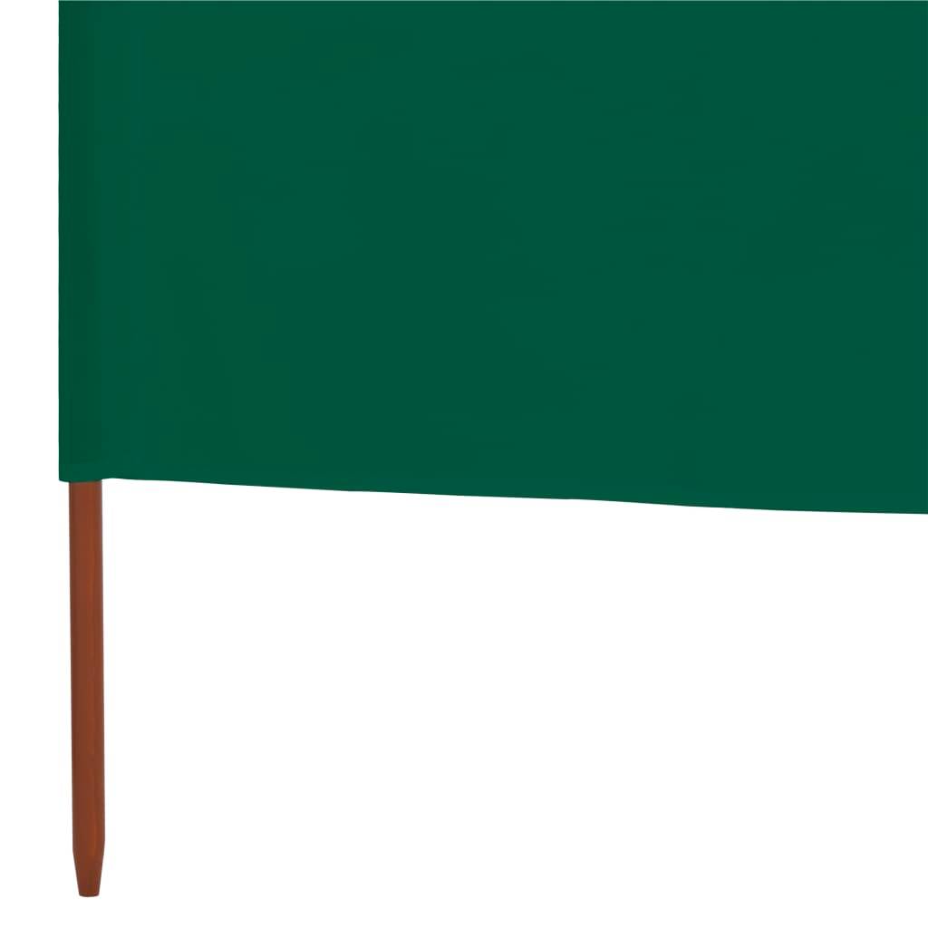 Helloshop26 - Brises-vue paravent 9 panneaux tissu 1200 x 160 cm vert - Image 5