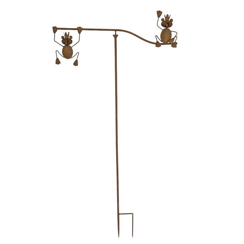 La Grande Prairie - Tuteur mobile Croak les comiques 60x8x113cm - Image 1
