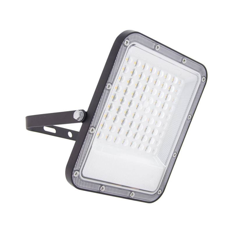 Xanlite - Projecteur mural noir LED IP65, 4500 lumens, conso 50W (éq 200W), Blanc chaud - PR50WMCEE - Image 1
