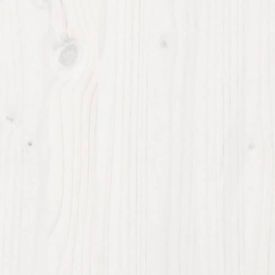 ComfortXL - Très Grand Pot Carré Bois Pin Massif pour Jardin Extérieur Blanc 110cm – ComfortXL Outdoor Living - Image 9