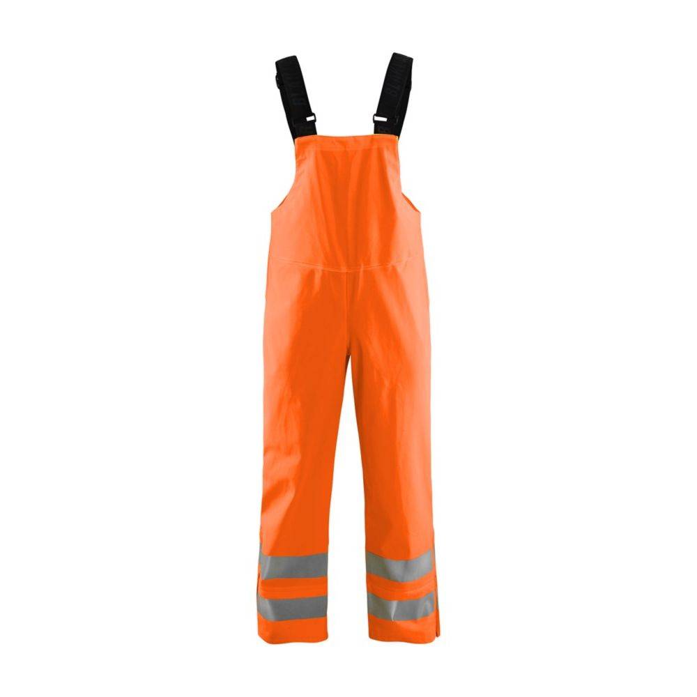 Cotte de pluie à bretelles haute visibilité Blaklader respirante Orange M - Image 1
