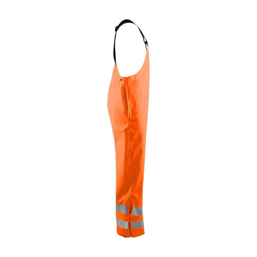 Cotte de pluie à bretelles haute visibilité Blaklader respirante Orange M - Image 3