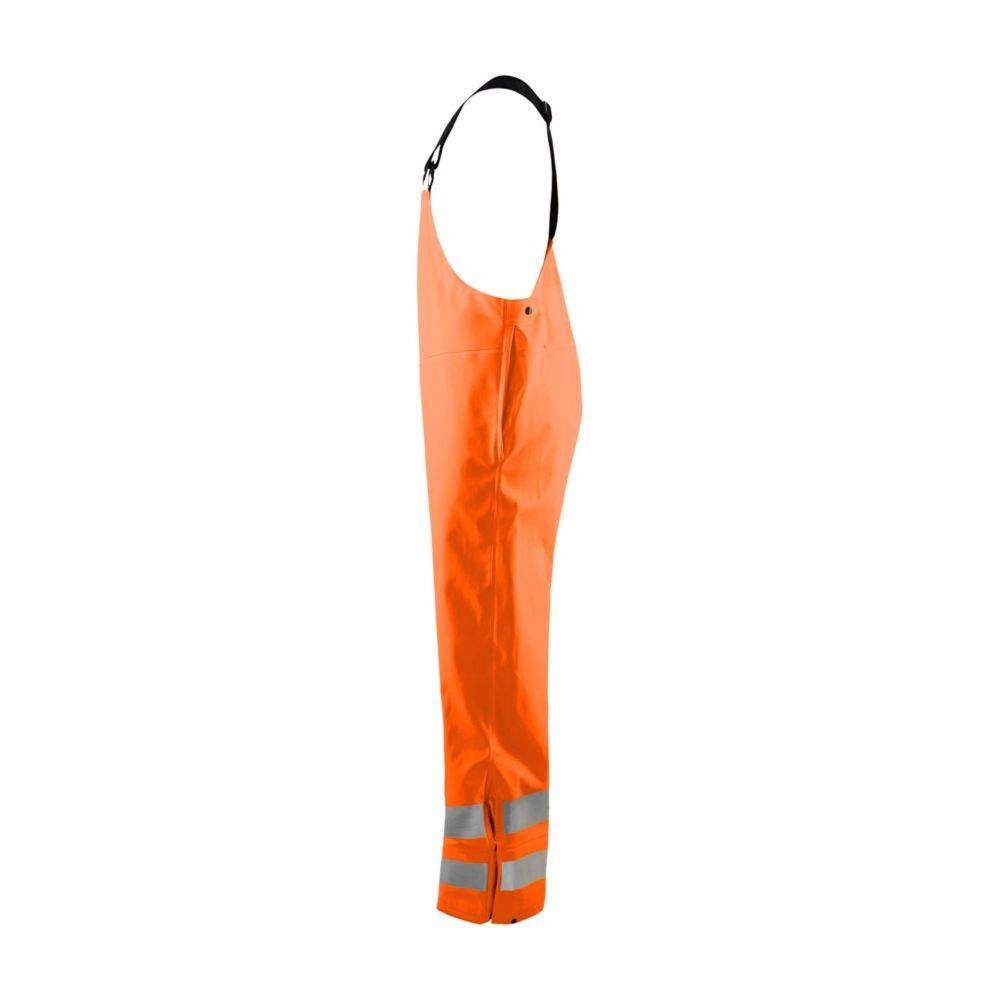 Cotte de pluie à bretelles haute visibilité Blaklader respirante Orange M - Image 4
