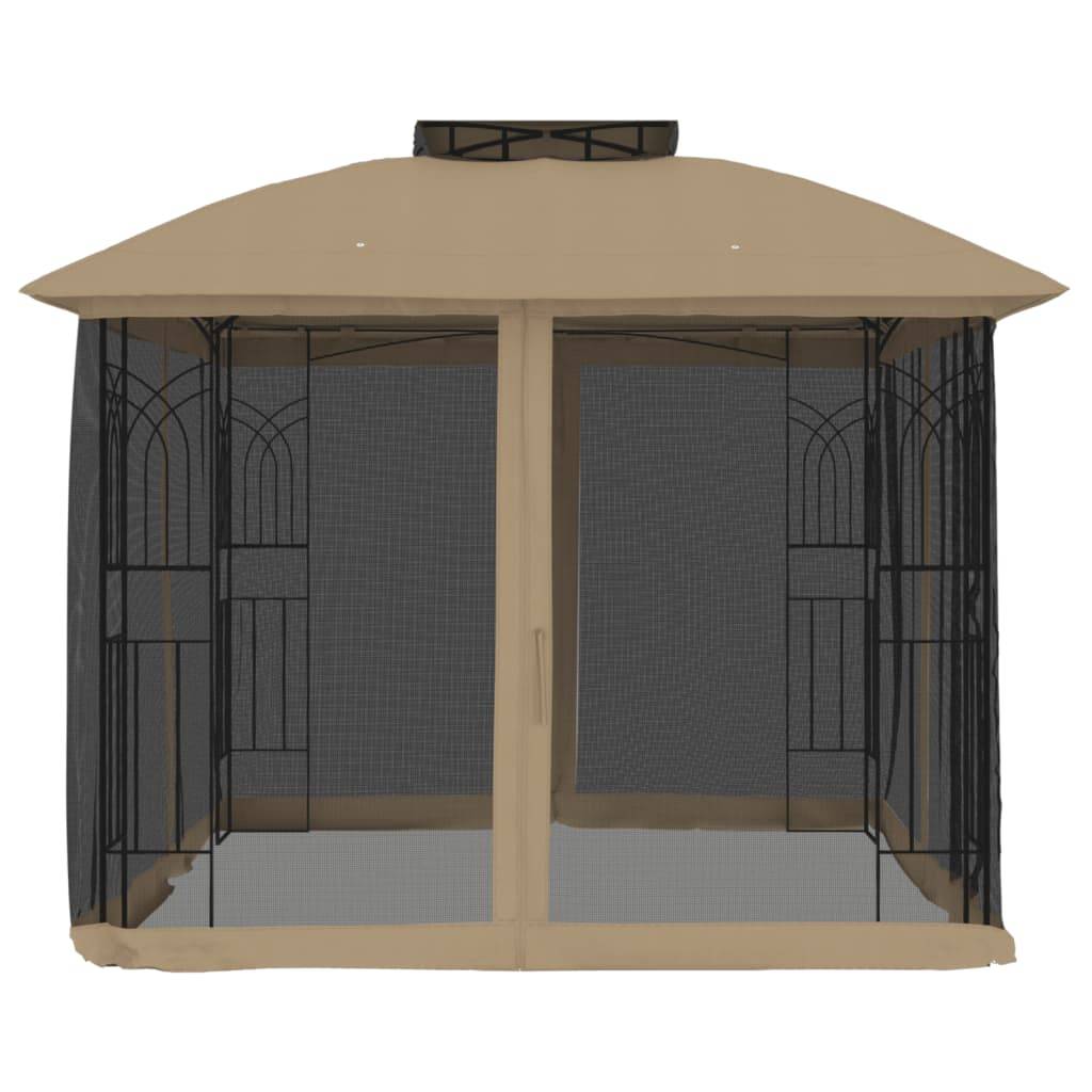 Prolenta Premium - Pergola acier taupe 2,94 x 2,94 x 2,7 m - Prolenta premium p3217.9 - Image 3