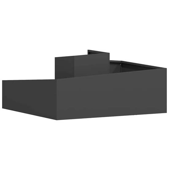 ComfortXL - Très grand cache-pot carré acier Noir 100x100 cm – ComfortXL Outdoor Living - Image 7