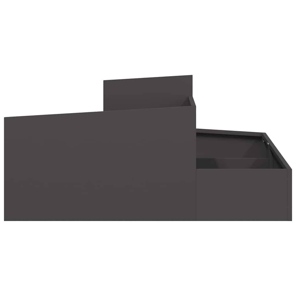 ComfortXL - Très grand cache-pot carré acier Noir 100x100 cm – ComfortXL Outdoor Living - Image 6