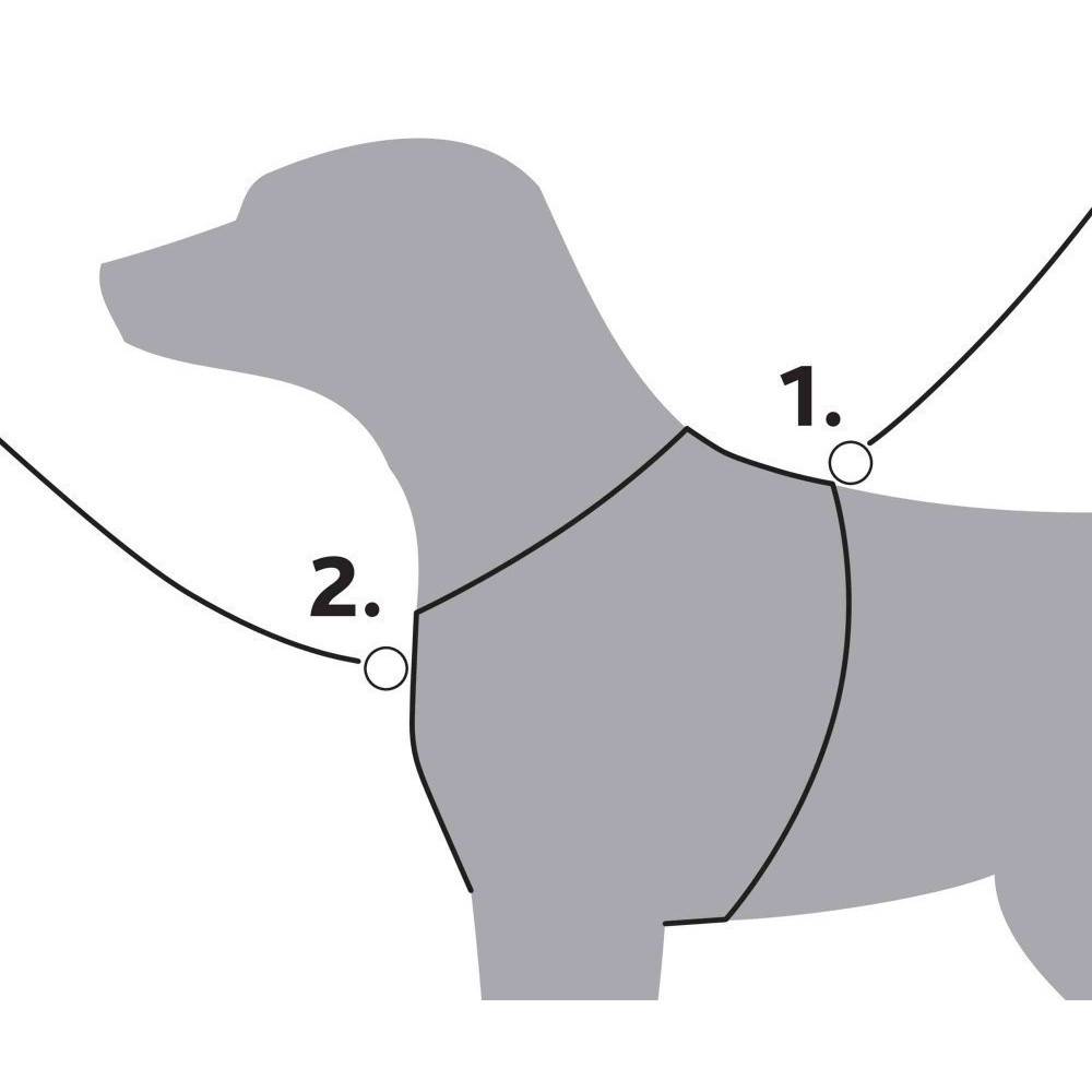 Trixie - Trixie - harnais trekking S- M tour de ventre 44-53 cm rose et gris pour chien - Image 2