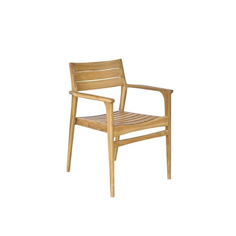 Wilsa Garden - Ensemble en teck massif 2/4 places avec 2 fauteuils NAPLES - Image 6