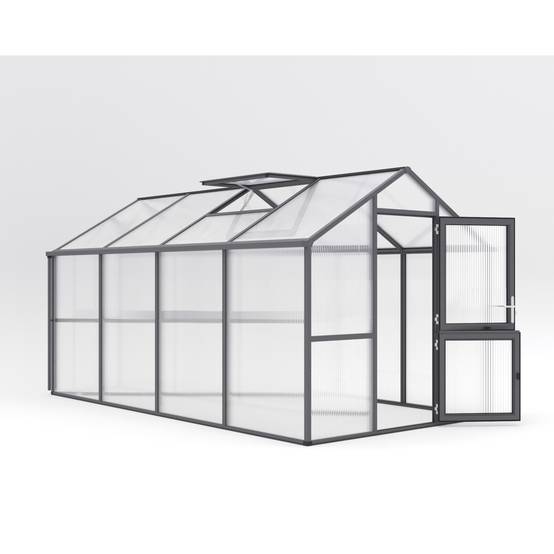 Serre de jardin 10m² KGT Iris IV, Anthracite - Image 1