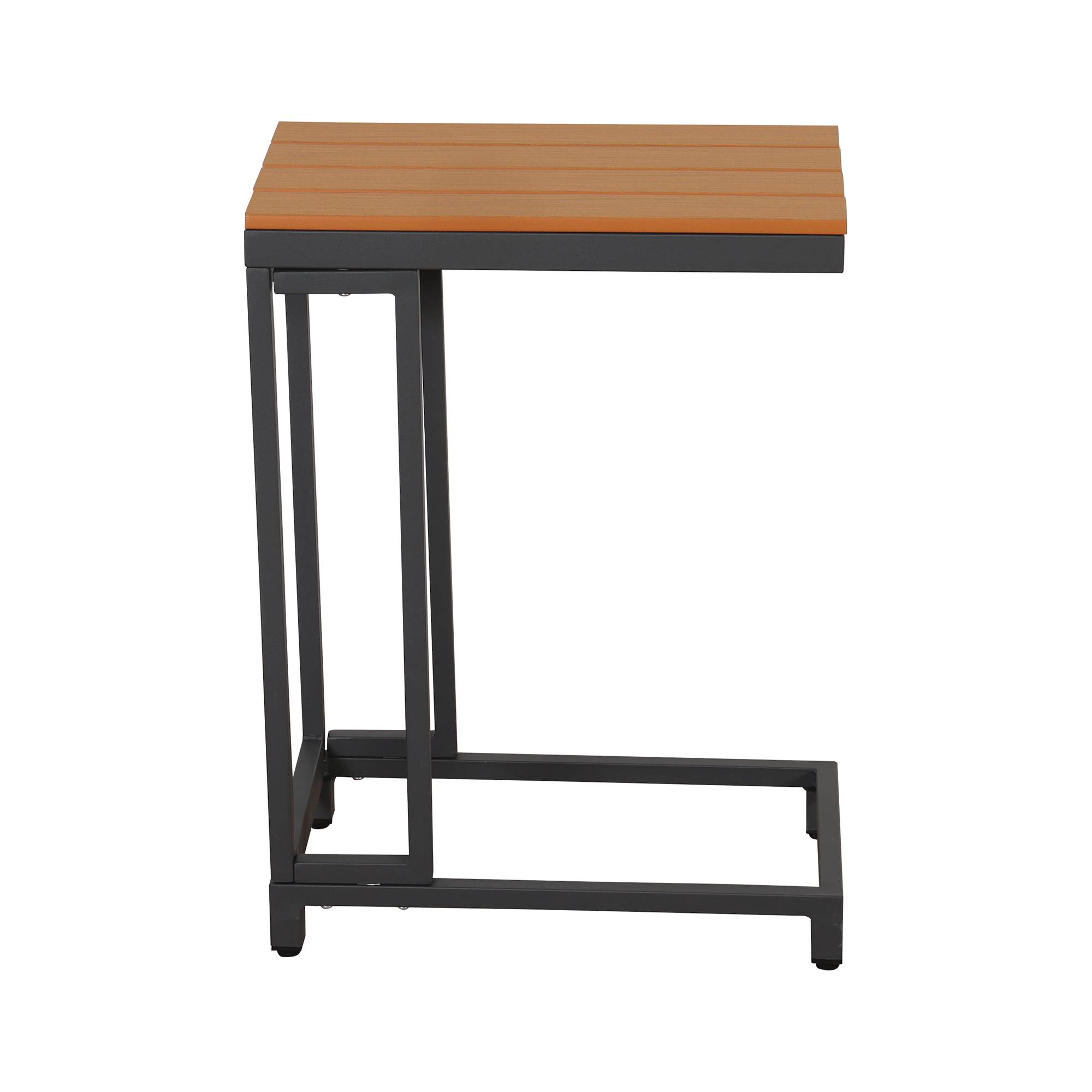 Salon de jardin angle acier galvanisé terrasse balcon canapé modulable gris noir - ComfortXL Outdoor Living - Image 8