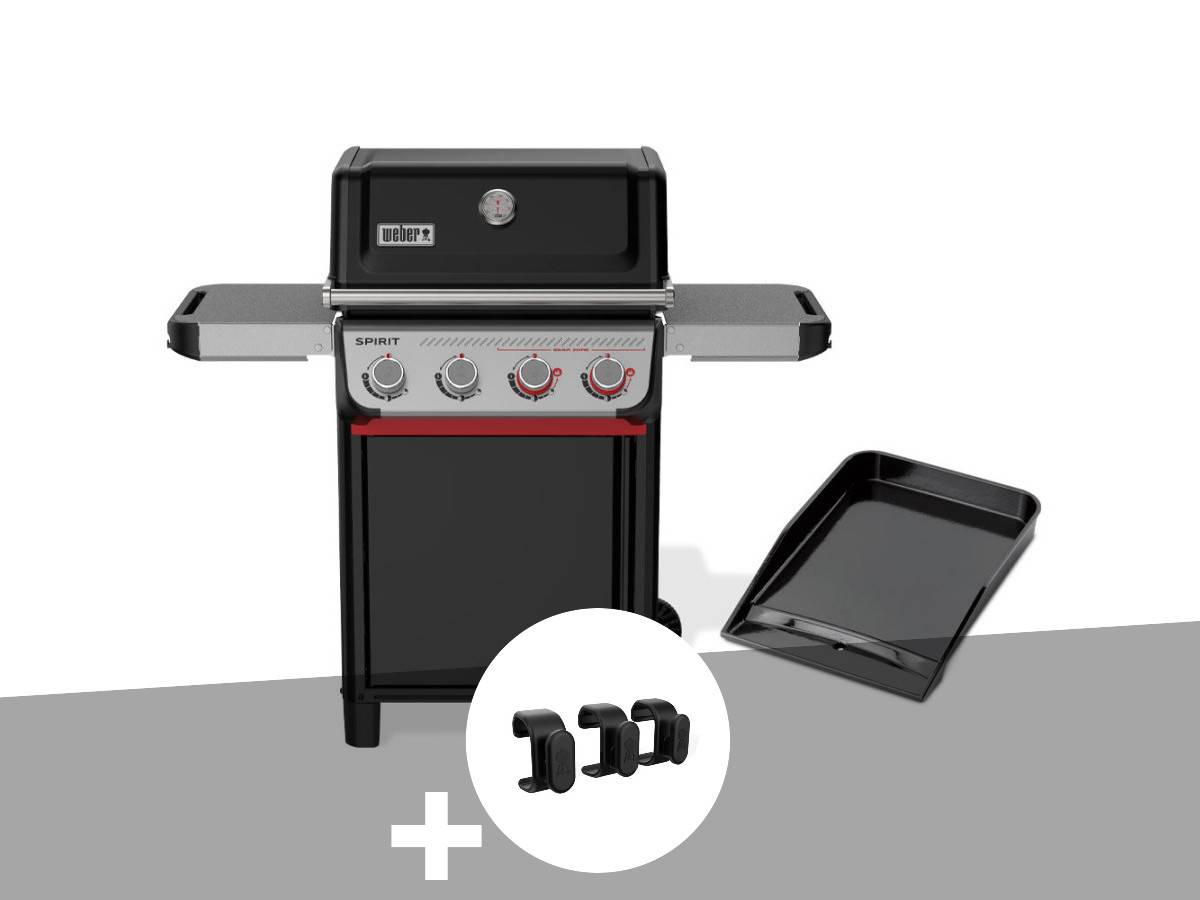 Weber - Barbecue à gaz Spirit E-425 mix plancha émaillée + Crochets pour accessoires - Weber - Image 1