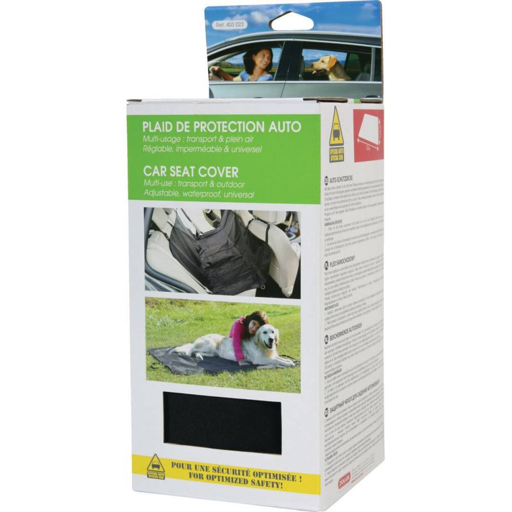 Animallparadise - Plaid de protection voiture auto réglable, pour chien - Image 1