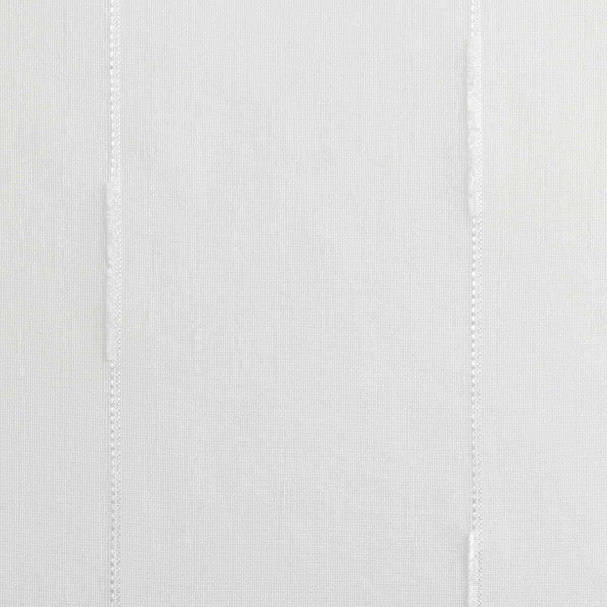 Paire de Voilages "Linahe" 70x200cm Blanc - Image 2