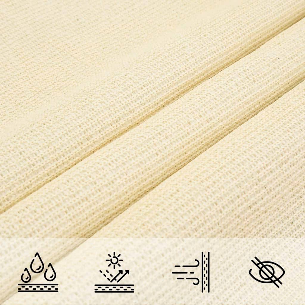 Vidaxl - Voile d'ombrage 160 g/m² Crème 5x7 m PEHD vidaXL 311192 - Image 6