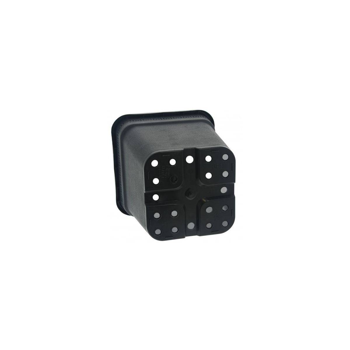 Lot de 4 POTS CARRE NOIR 33.5 x 33.5 x 33.5 cm - 25 L - Image 3