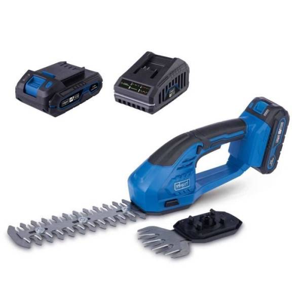 Scheppach - Coupe-bordure/taille-haies sans fil SCHEPPACH C-HTGS200-X - Set S - 2 en 1 - Batterie 20V IXES 2Ah + chargeur