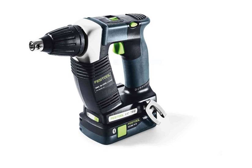 Festool - Visseuse pour plaquiste 18V DURADRIVE DWC 18-4500 HPC 4.0 I-Plus + 2 batteries BO 18 Li 4,0 Ah + chargeur TCL + Systainer SYS3 - FESTOOL - 576502 - Image 3