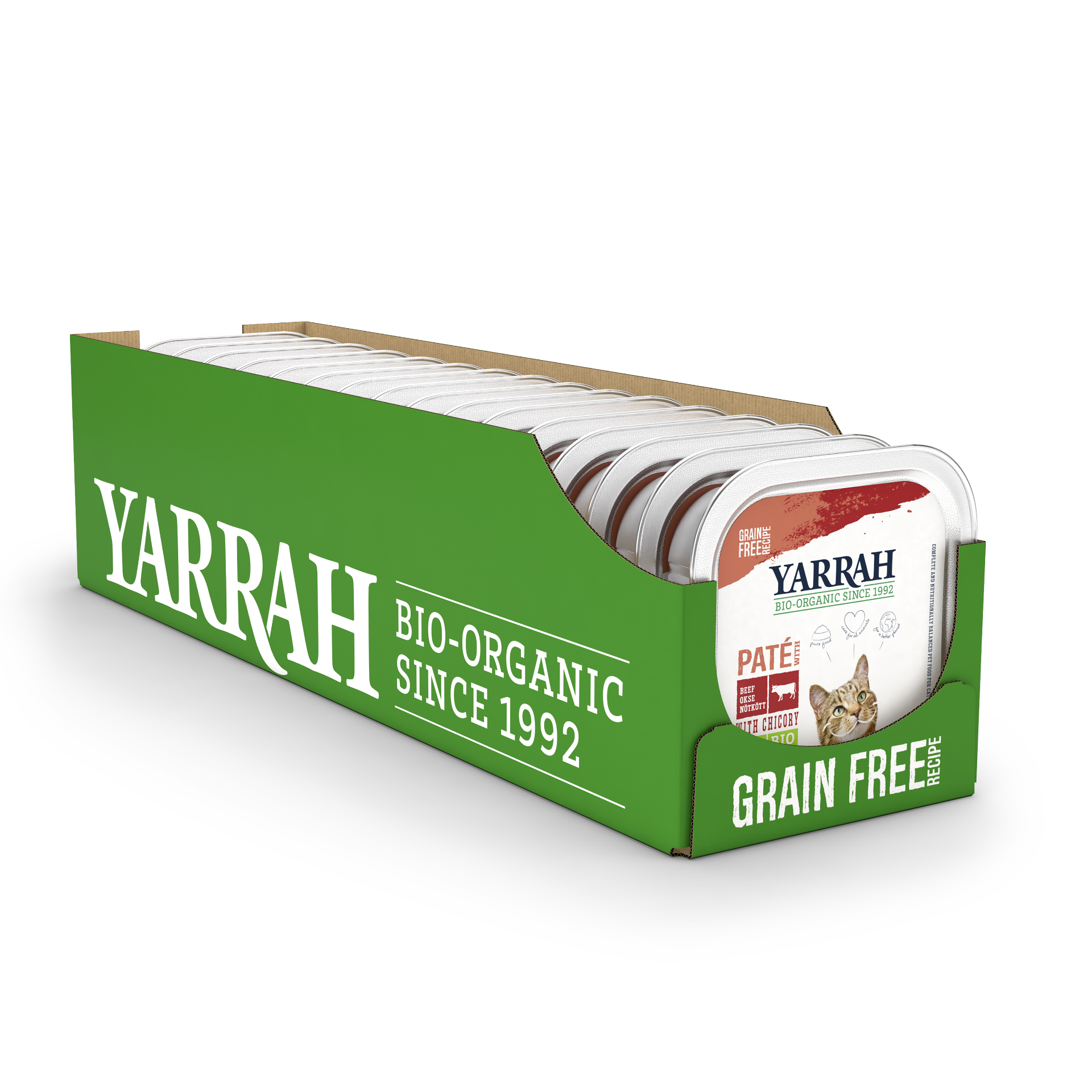 Yarrah - Pâtées Bio Sans Céréales Boeuf & Poulet pour Chat - Image 2