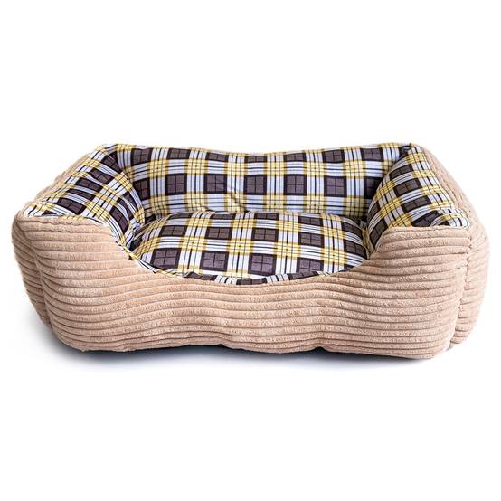 Panier pour Chien et Chat BEIGE Coussin Anti Stress Chiot Lit Confortable Lavable KZ GARDEN - Image 5