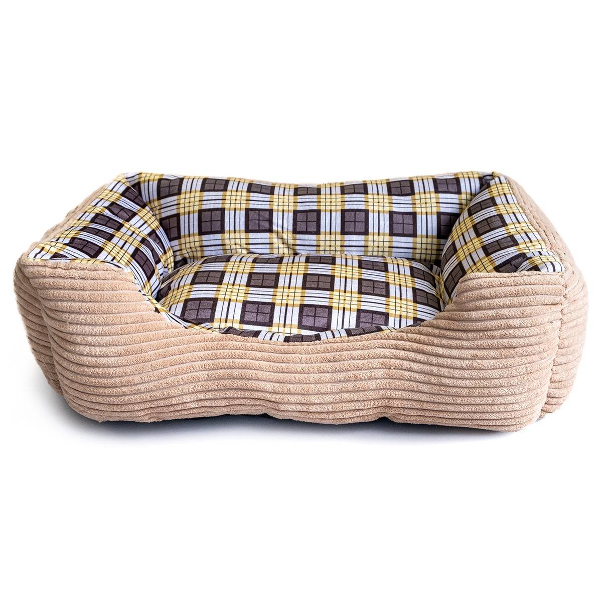 Panier pour Chien et Chat BEIGE Coussin Anti Stress Chiot Lit Confortable Lavable KZ GARDEN - Image 5