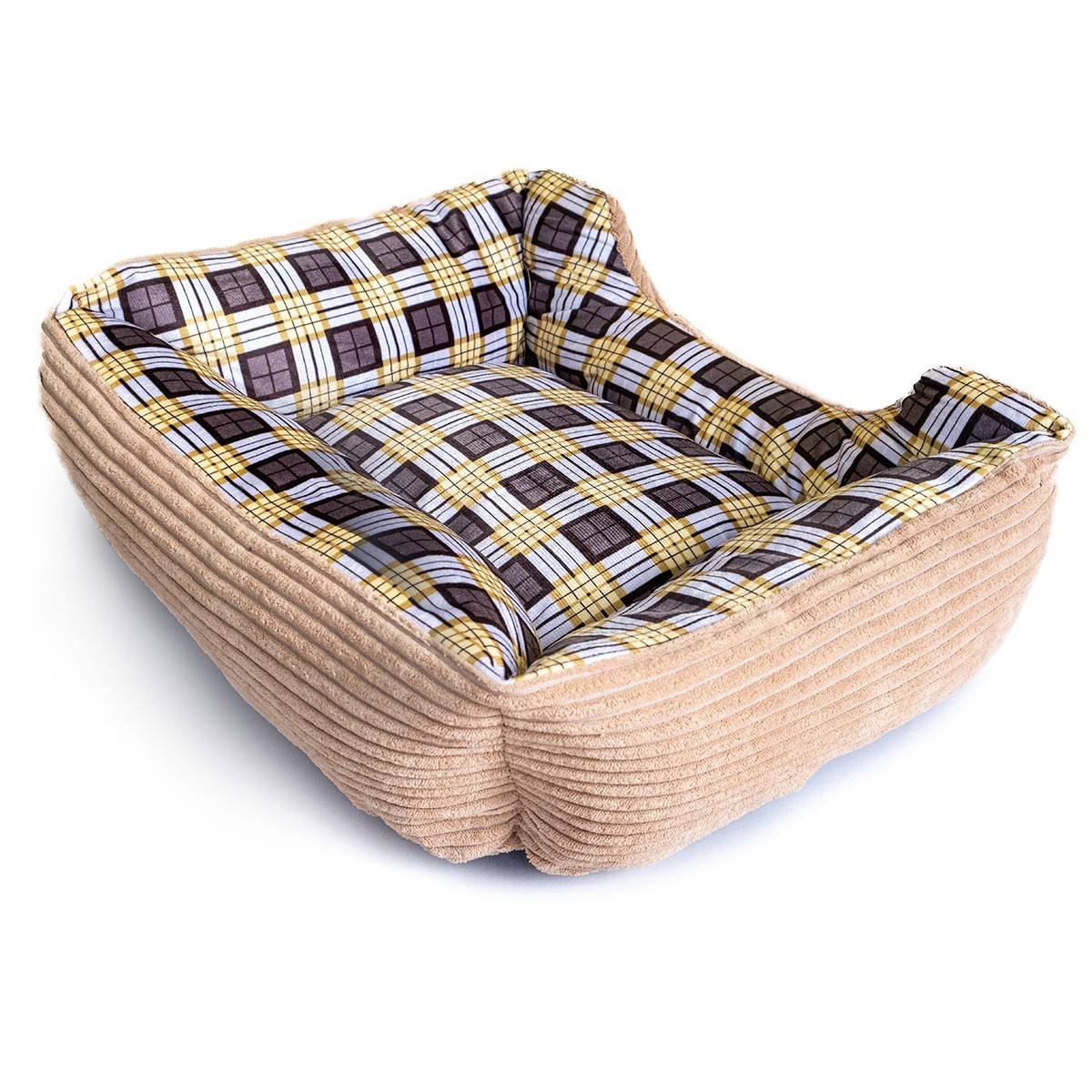 Panier pour Chien et Chat BEIGE Coussin Anti Stress Chiot Lit Confortable Lavable KZ GARDEN - Image 6