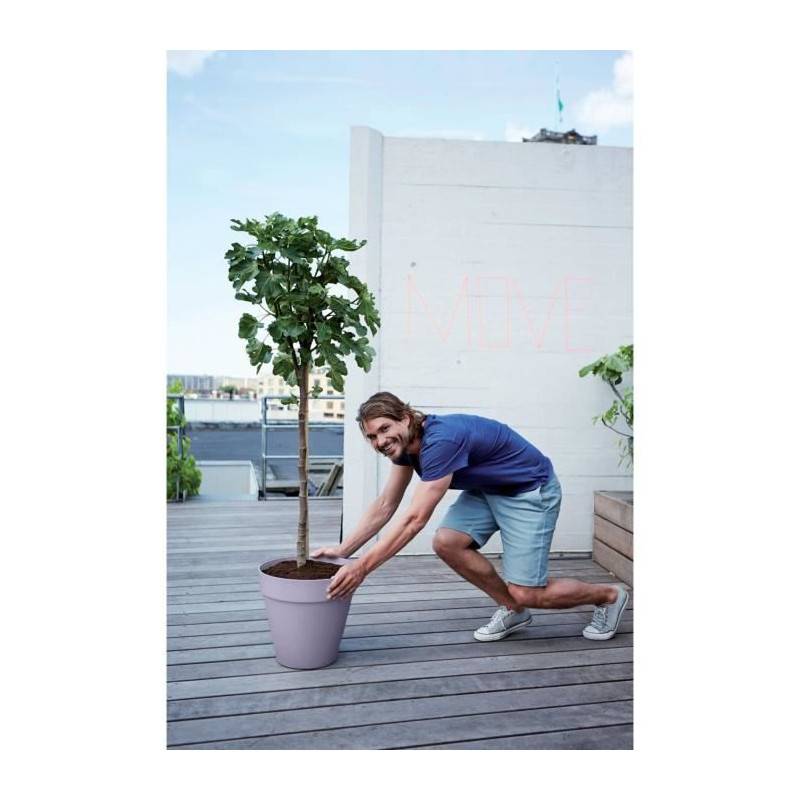 Elho - Pot De Fleur - Elho - Loft Urban Rond - Violet - L 29 X B 28.5 X H 26 Cm - Extérieur - 100% Recyclé - Image 6