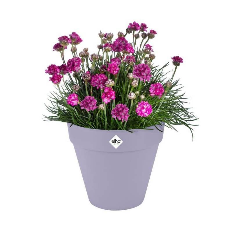 Elho - Pot De Fleur - Elho - Loft Urban Rond - Violet - L 29 X B 28.5 X H 26 Cm - Extérieur - 100% Recyclé - Image 3