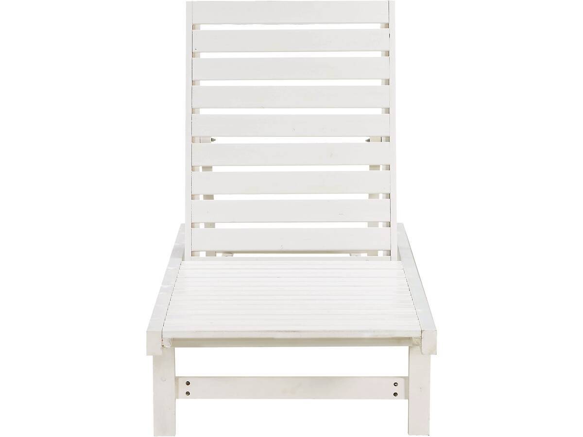 Habitat Et Jardin - Bain De Soleil En Bois "rawai" - Blanc -habitat Et Jardin - Image 3