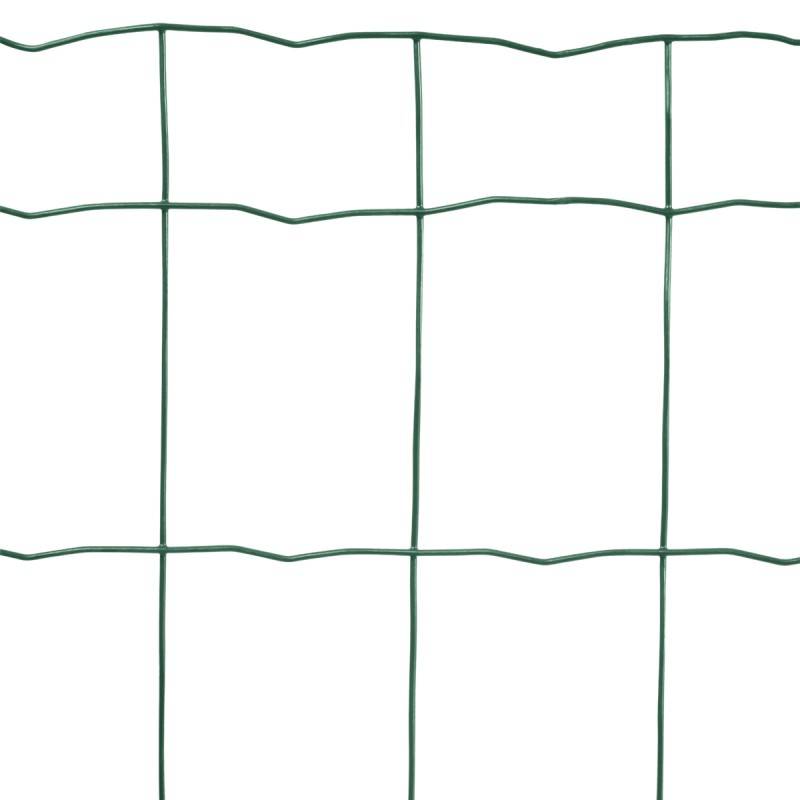 Grillage soudé en rouleau H1m50 x L20m Vert fil 2.1mm maille 100x75 mm Vert - Easy Clôture - Image 3