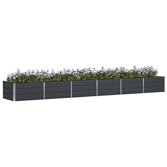 Jardinière Acier 480x80x45 cm la Plus Grande pour Projet Paysager Anthracite - ComfortXL Outdoor Living - Image 3