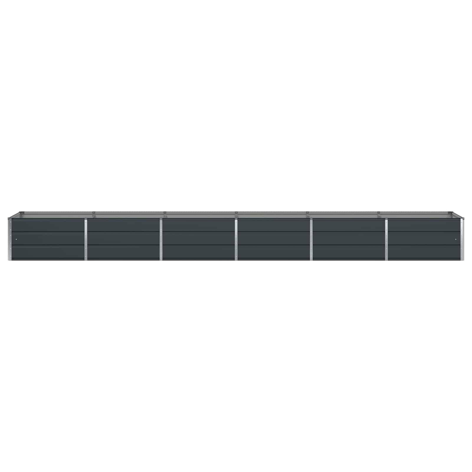Jardinière Acier 480x80x45 cm la Plus Grande pour Projet Paysager Anthracite - ComfortXL Outdoor Living - Image 4