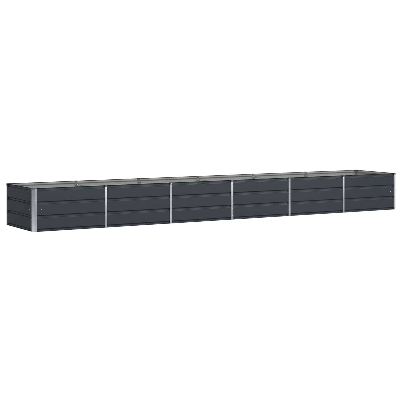 Jardinière Acier 480x80x45 cm la Plus Grande pour Projet Paysager Anthracite - ComfortXL Outdoor Living - Image 2