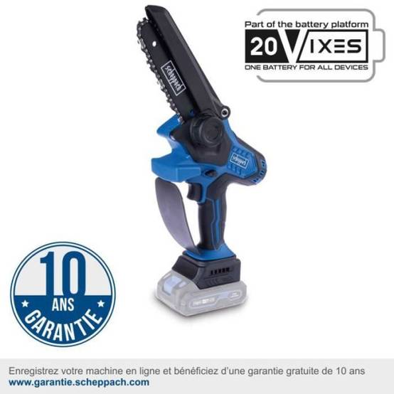 Scheppach - Tronçonneuse sans fil BC-PS150-X - longueur de coupe de 15,8cm + compacte et légere - SCHEPPACH 20V IXES - sans batterie ni ch - Image 2