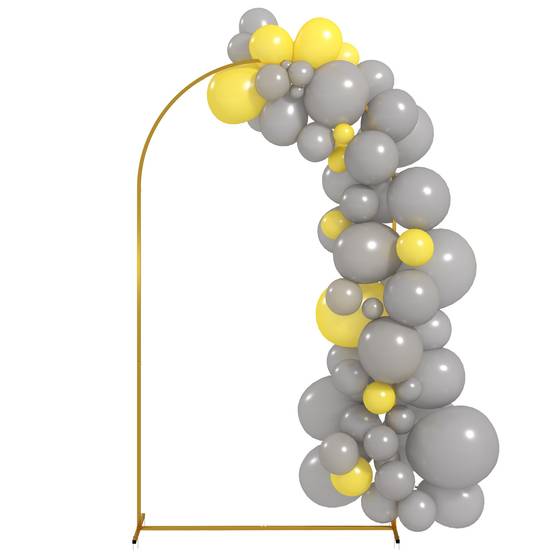 Outsunny - Support d'arche de fond - arche de floraux 2,2 m - pour mariage, fête d'anniversaire, fête prénatale - en métal - doré - Outsunny - Image 2
