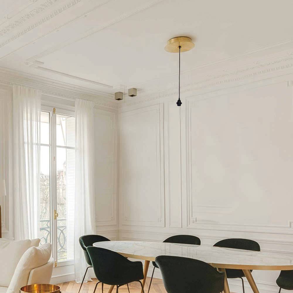 Lumisky - Suspension intérieur BATTISTA GOLD Doré Metal L150CM - Image 2
