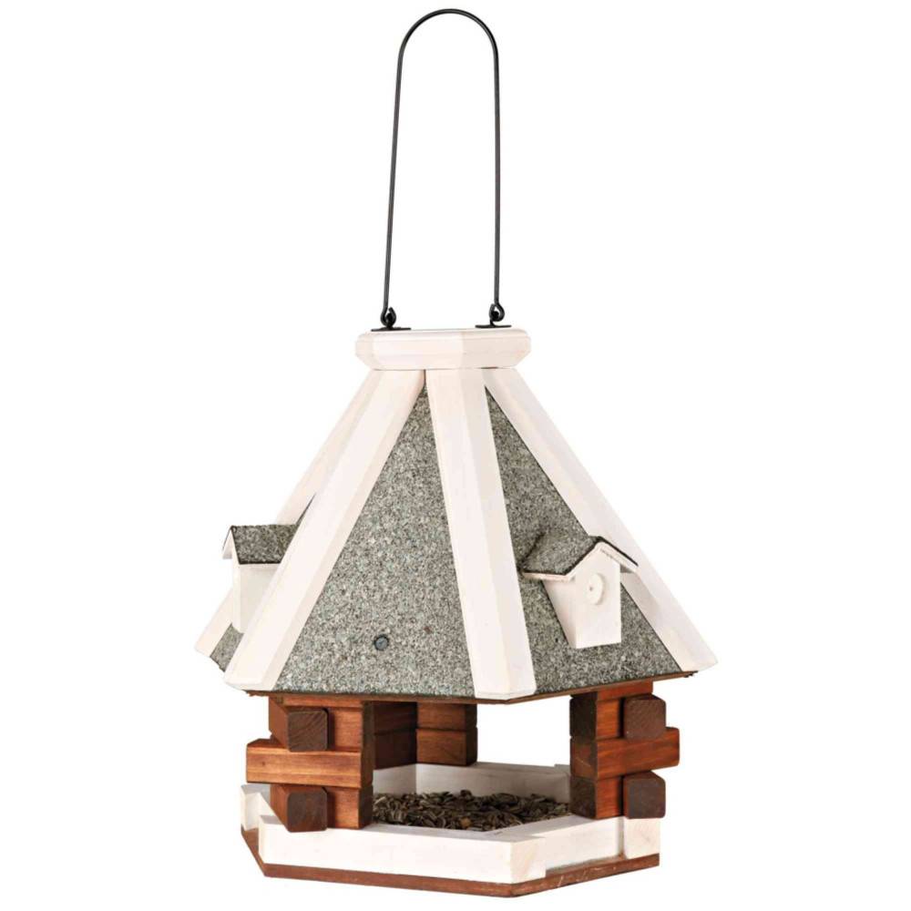Animallparadise - Mangeoire chalet à suspendre ø 36 cm pour oiseaux - Image 1
