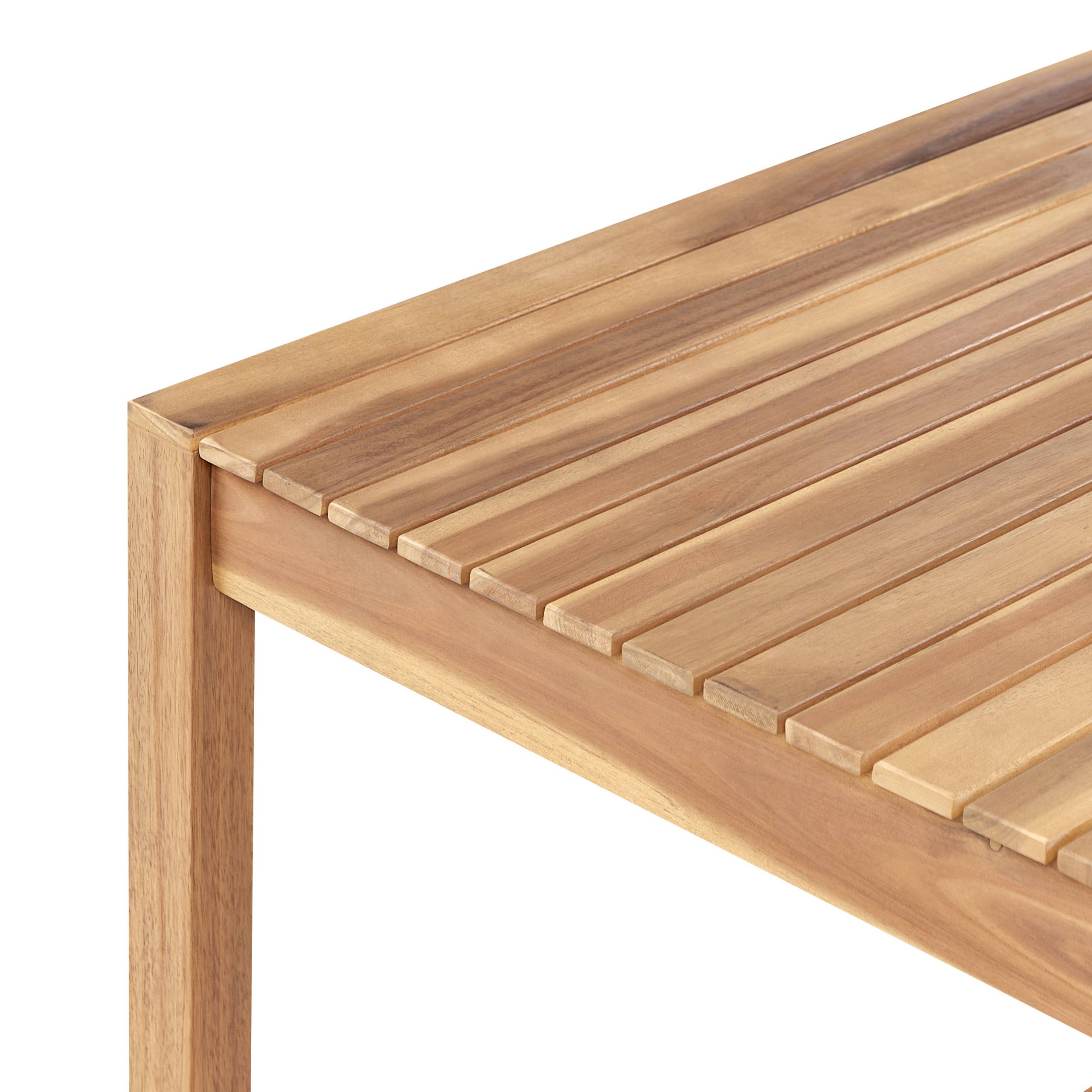 Beliani - Ensemble de Jardin 8 Places avec Coussins Gris en Bois d'Acacia Table et Chaises Style Rustique - Image 7