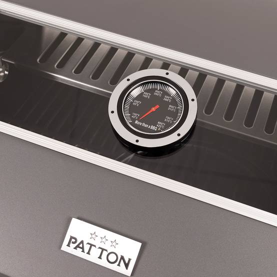 Barbecue à gaz Patton Patio Pro Chef avec 3 brûleurs et brûleur latéral - Frozen Grey - Image 9