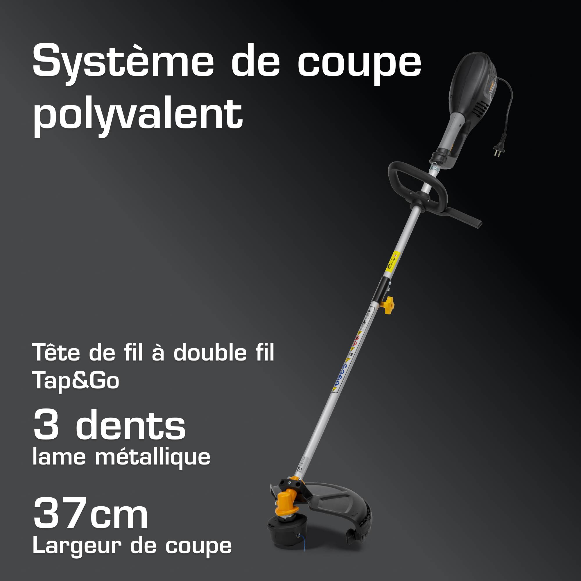 Alpina - Débroussailleuse électrique ABR 1.0 EJ, 1000W, largeur 37cm - Alpina - Image 4