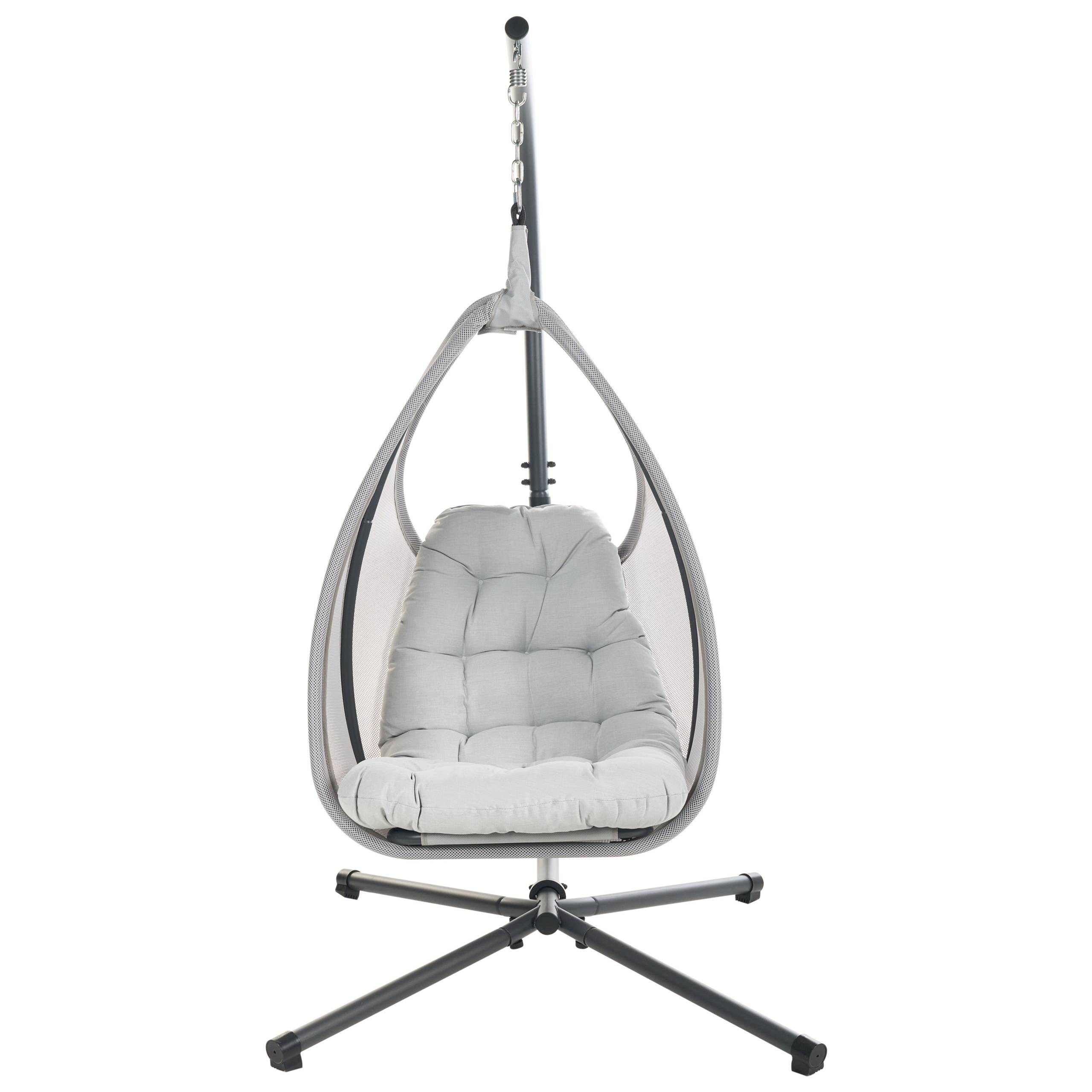 Beliani - Chaise porte-à-faux Tissu maillé Gris clair AVEGNO - Beliani - Image 4