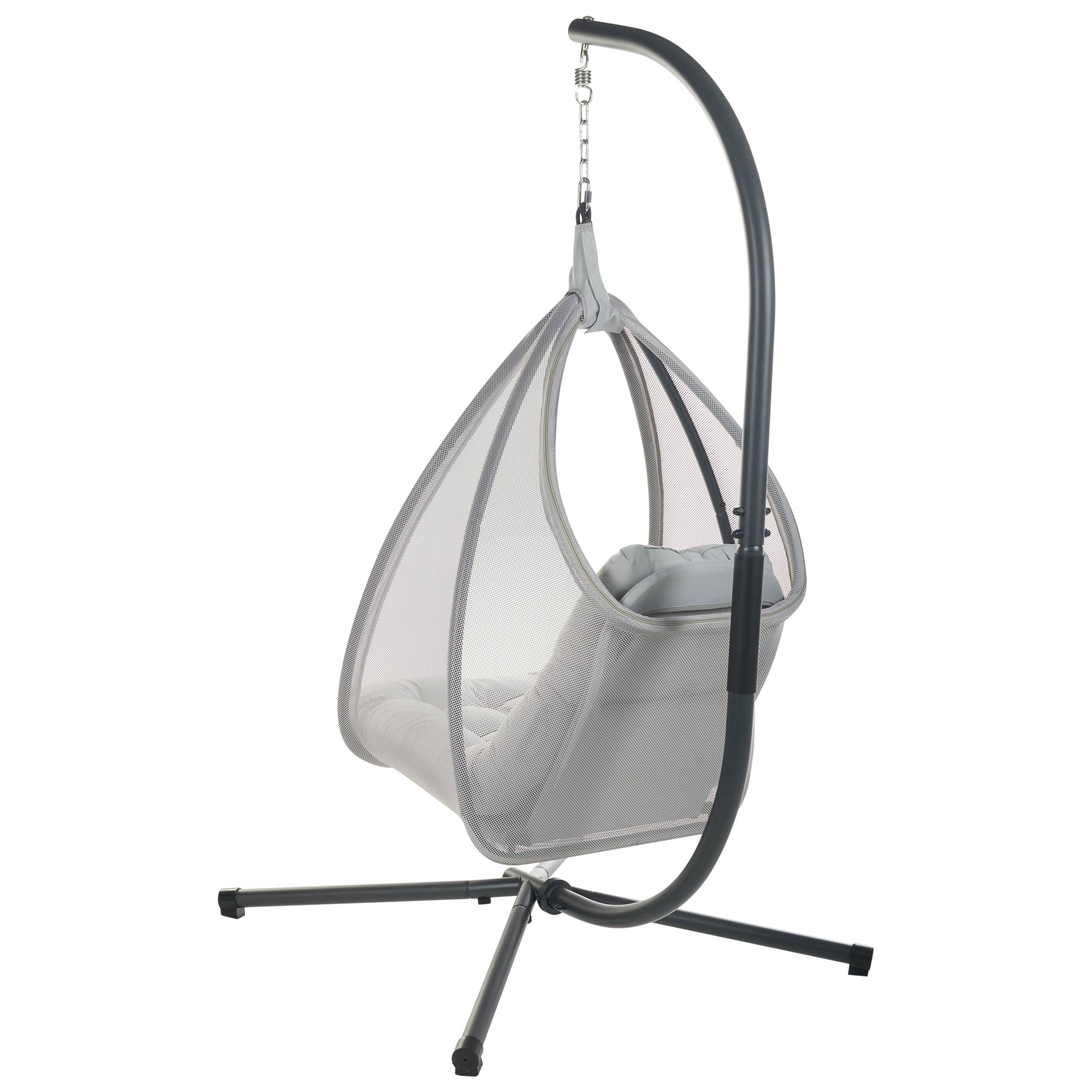 Beliani - Chaise porte-à-faux Tissu maillé Gris clair AVEGNO - Beliani - Image 5