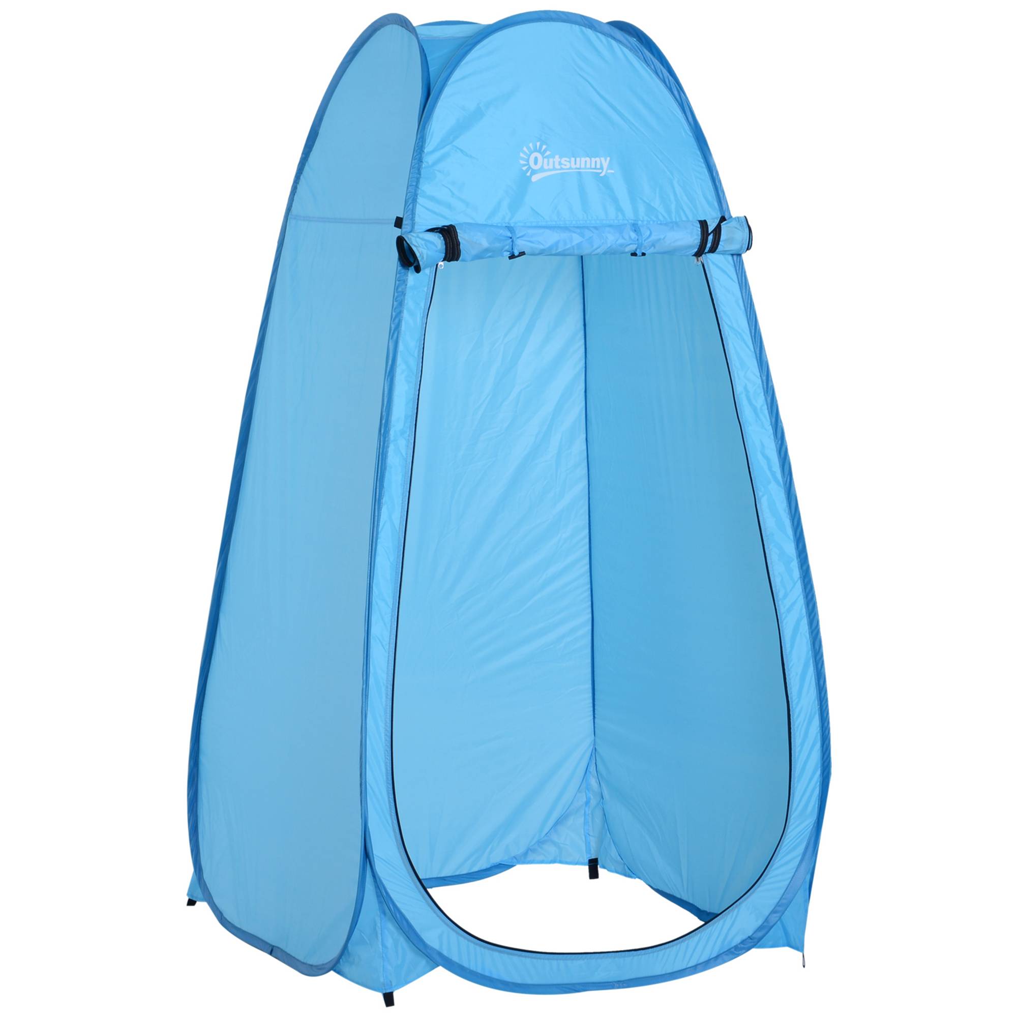 Tente de douche polyester bleu 100 x 100 x 185 cm - PANGIVO