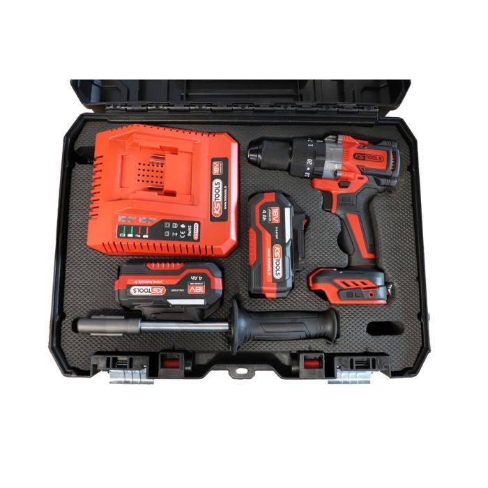 Coffret perceuse-visseuse 18V - KSTOOL - avec 2 batteries 18V 8Ah - chargeur - coffret - 515.4730F - Image 6